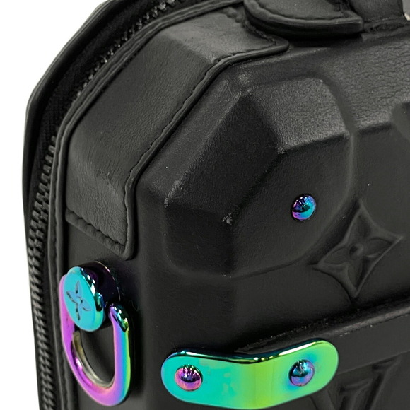 Louis Vuitton Future Trunk Monogram Shoulder Bag Black - Picture 8 of 10